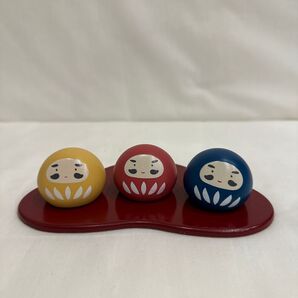 3色だるま お正月 飾り ミニチュア