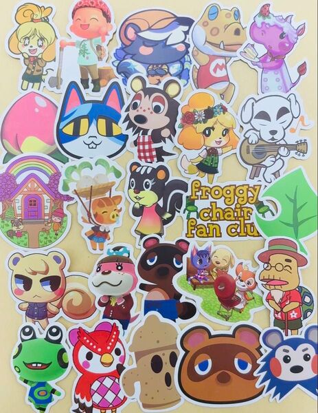 【新品】あつまれどうぶつの森 ステッカー!25枚 重複なし!③