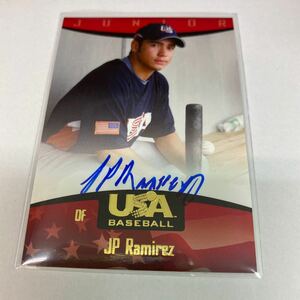 JP Ramirez 2007 USA Baseball auto