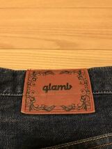 濃紺インディゴブルー☆glamb／グラム サイズ1 Vintage ビンテージ デニムパンツ ジーンズ セルビッチ赤耳&月桂樹ドーナツボタン XXモデル_画像5