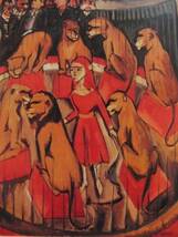 Max Pechstein、THE LION TAMER、海外版超希少レゾネ、新品額装付 、iafa_画像1