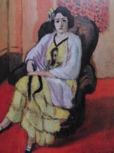 Art hand Auction Henri Matisse, EL RUBAN NOIR, Versión extranjera súper rara razonada, Nuevo con marco, wanko, cuadro, pintura al óleo, retrato