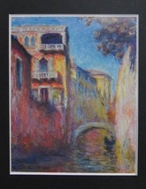 Claude Monet、Le Rio de la Salute、海外版超希少レゾネ、新品高級額装付、送料込み、wanko_画像3