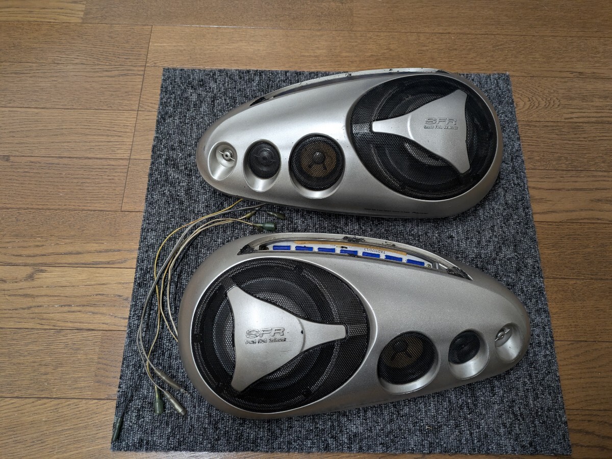 carrozzeria TS-X480G スピーカー 光るロゴ 旧車 当時物 - カー carrozzeria TS-X480G スピーカー 光るロゴ 旧車 当時物 - カー