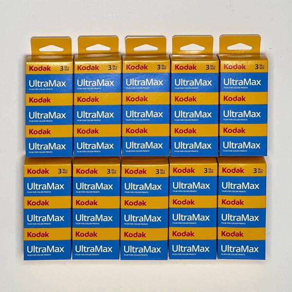 Kodak UltraMAX400 Newパッケージ 135-36 3Px10箱(合計30本)期限2026年11月