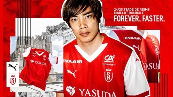 伊東純也 2024〜2025スタッドランス公式レプリカユニフォーム Mサイズ