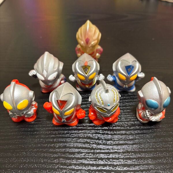 ウルトラマン 指人形 ソフビ フィギュア 8体セット
