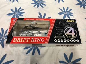  unused JIN XING DM DRIFT KING No.340 4CHANNEL drift King I/R helicopter radio controlled model infra-red rays helicopter 