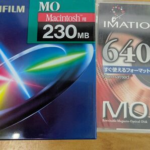 MOディスク MAC用 富士フイルム4枚、イメーション3枚