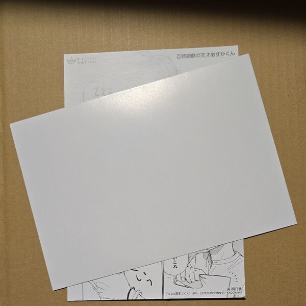 特典のみ みなと商事コインランドリー 描き下ろし2P漫画 BLキャラクター総選挙