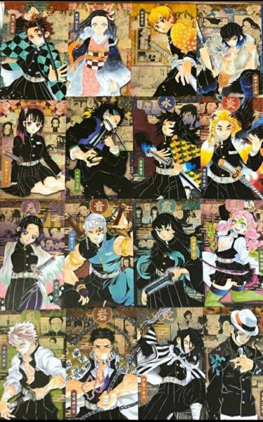 鬼滅の刃 謹製絵葉書 -追憶- ポストカード 全16種セット