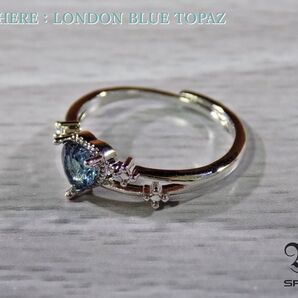 【 Y SPHERE 】ロンドンブルートパーズ リング【 4.9mm / Free 】