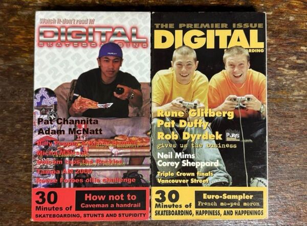 DIGITAL1、DIGITAL2 VHS セット スケボー skateboard