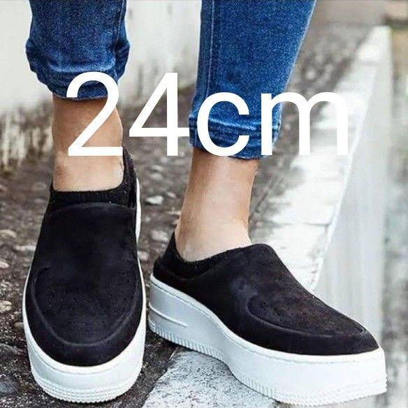 24㎝ ナイキ NIKE エアフォース ワン ラバー プレミアム スリッポン