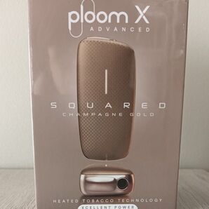 プルームエックス アドバンスド (Ploom X ADVANCED) スターターキット <スクエアド ゴールド> 加熱式タバコ