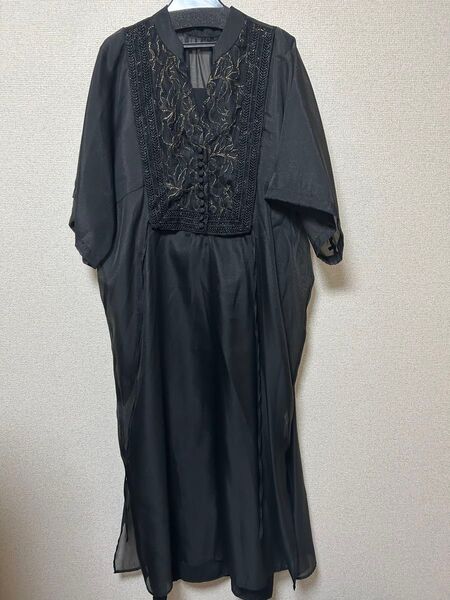 新品 LE'RURE ドレス Nomadical organdy dress