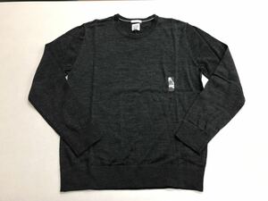 ●ＧＡＰ●新品●ウール・セーター●濃グレー●Ｓサイズ●ニット●ウール100％●ギャップ●ビジネス●通勤●オフィース●19-2-2