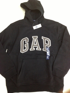 ■ＧＡＰ■新品■160■ロゴパーカー■ギャップ■黒■602