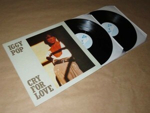 フランス盤★Cry For Love / イギー・ポップ（Iggy Pop）★2LP