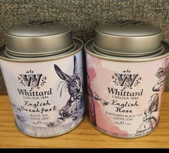 新品未使用☆Whittard限定 紅茶 アリス・イン・ワンダーランド 2缶セット