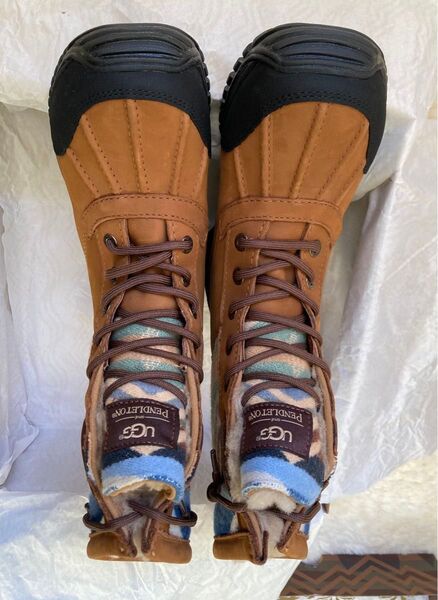 UGG アグ ブーツ 7.5 ペンドルトン 希少 スノーブーツ