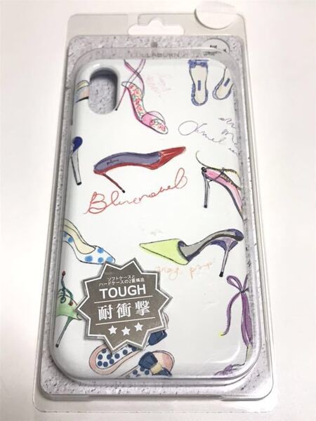 匿名配送 送料込み iPhoneX用カバー 耐衝撃 ハイブリッドケース ハイヒールデザイン 白系 新品iPhone10 アイホンX アイフォーンX/EJ1
