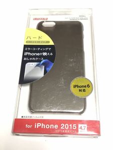 匿名送料込み iPhone6 iPhone6s用 カバー BUFFALO ハーフミラー おしゃれケース 新品 アイフォーン6s アイホン6 バッファロー/ET9