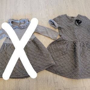 PETIT BATEAU プティ ワンピース 姉妹 110 115