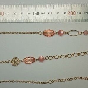ネックレス アクセサリー ピンク ゴールド