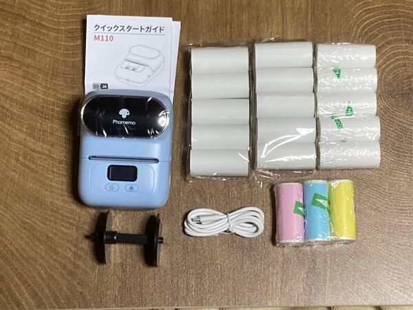 Phomemo M110 サーマルラベルライタースマートフォン対応ラベルプリンタラベルライターサーマルプリンター
