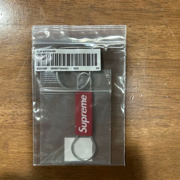 Supreme CLIP KEYCHAIN RED シュプリーム クリップキーチェーン レッド 新品未使用
