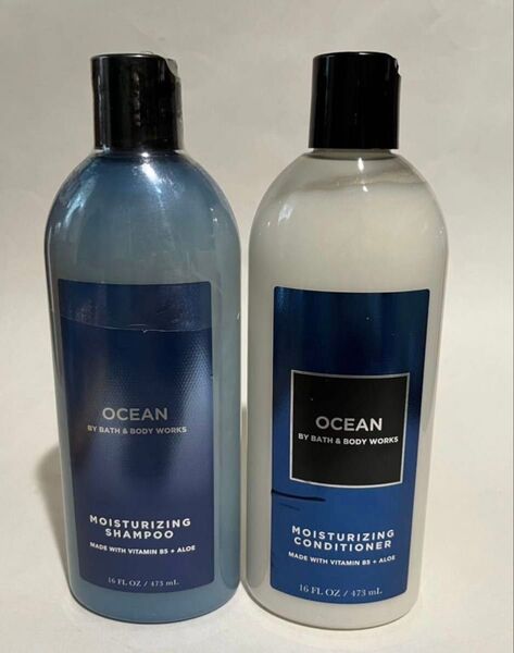 新品 バスアンドボディワークス シャンプー コンディショナー Ocean メンズ