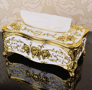  antique tissue case rose 