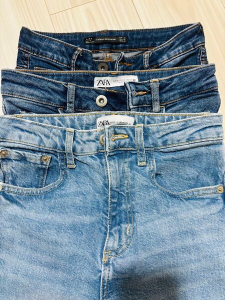 ZARA デニム 3本 EU 32 / US 0