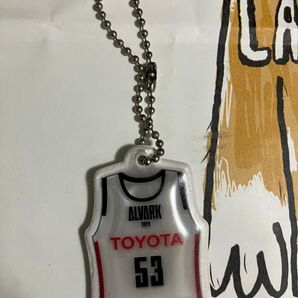 アルバルク東京 アレックスカーク ユニフォームキーリング AK