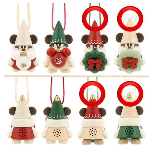ディズニークリスマス リルリンリン カプセルトイ