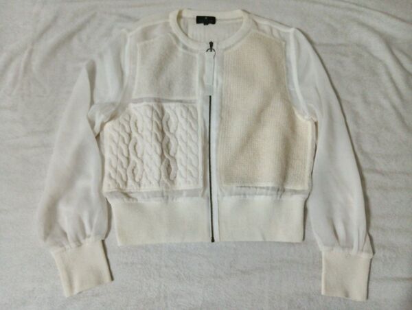 ランバンコレクション ニットジャケット