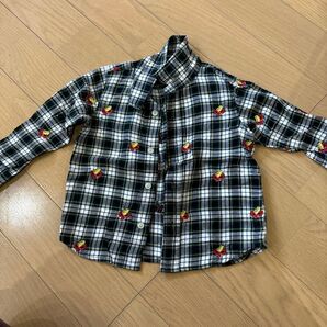 チェックシャツ キッズ