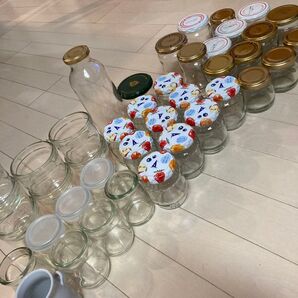 ガラス瓶 プリン容器 ジャム瓶 約40 ガラス
