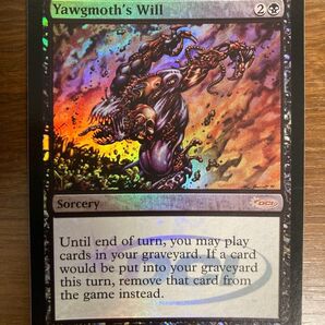 MTG マジックザギャザリング ヨーグモスの意思 英語版 ジャッジ褒賞 フォイル