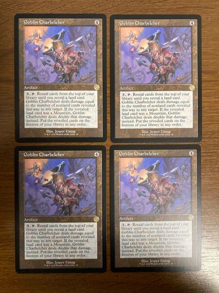 MTG マジックザギャザリング ゴブリンの放火砲 英語版4枚セット 旧枠