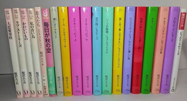 桜沢エリカ 文庫19冊セット