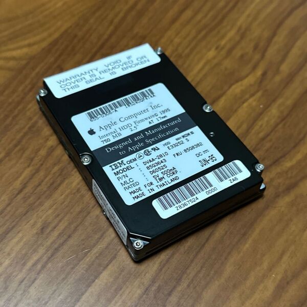 HDD IDE 2.5インチ DVAA-2810 810MB