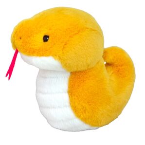 2025 干支ぽちゃぬいぐるみ へびのこ きいろ 内藤デザイン研究所