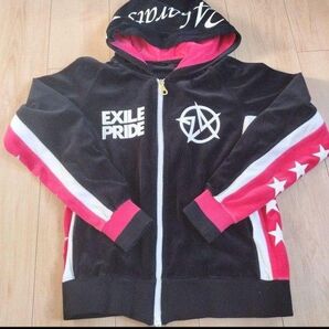 24カラッツ 24KARATS EXILE PRIDE ベロア パーカー150