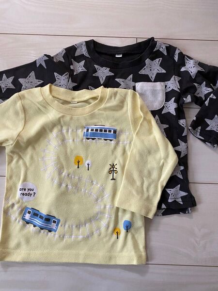 長袖Tシャツ ロンT 2枚セット