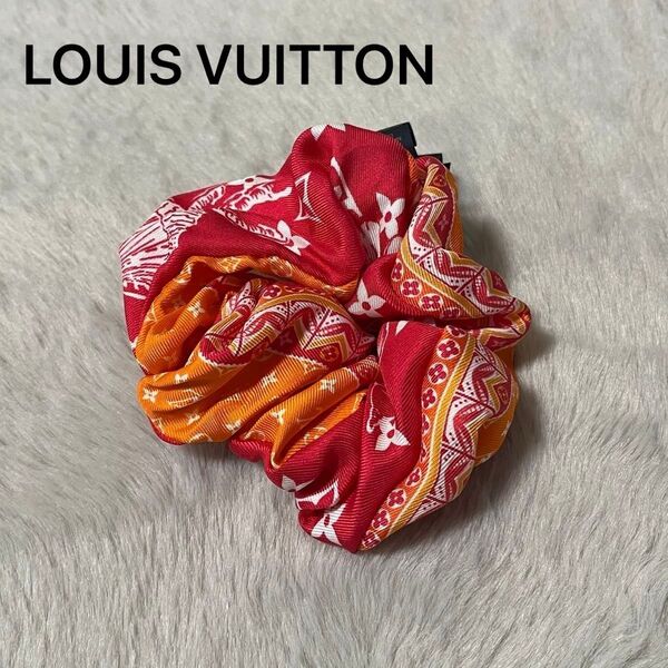 美品 LOUIS VUITTON ルイヴィトン シュシュ 髪飾り モノグラム柄