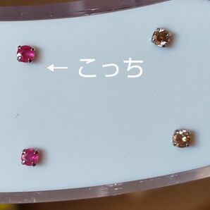 k14WGピアス ルビー