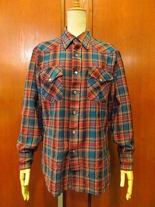 ビンテージ70's★PENDLETON チェックウールウエスタンシャツ Size M★191226s1-m-lsshl-wl ペンドルトン長袖シャツ