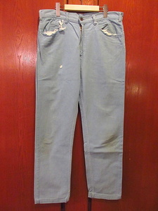 ビンテージ60's★Levi'sブルーフェードテーパードジーンズW85cm★191227f9-m-pnt-jns-W33古着リーバイスデニムパンツサックスブルーUSA